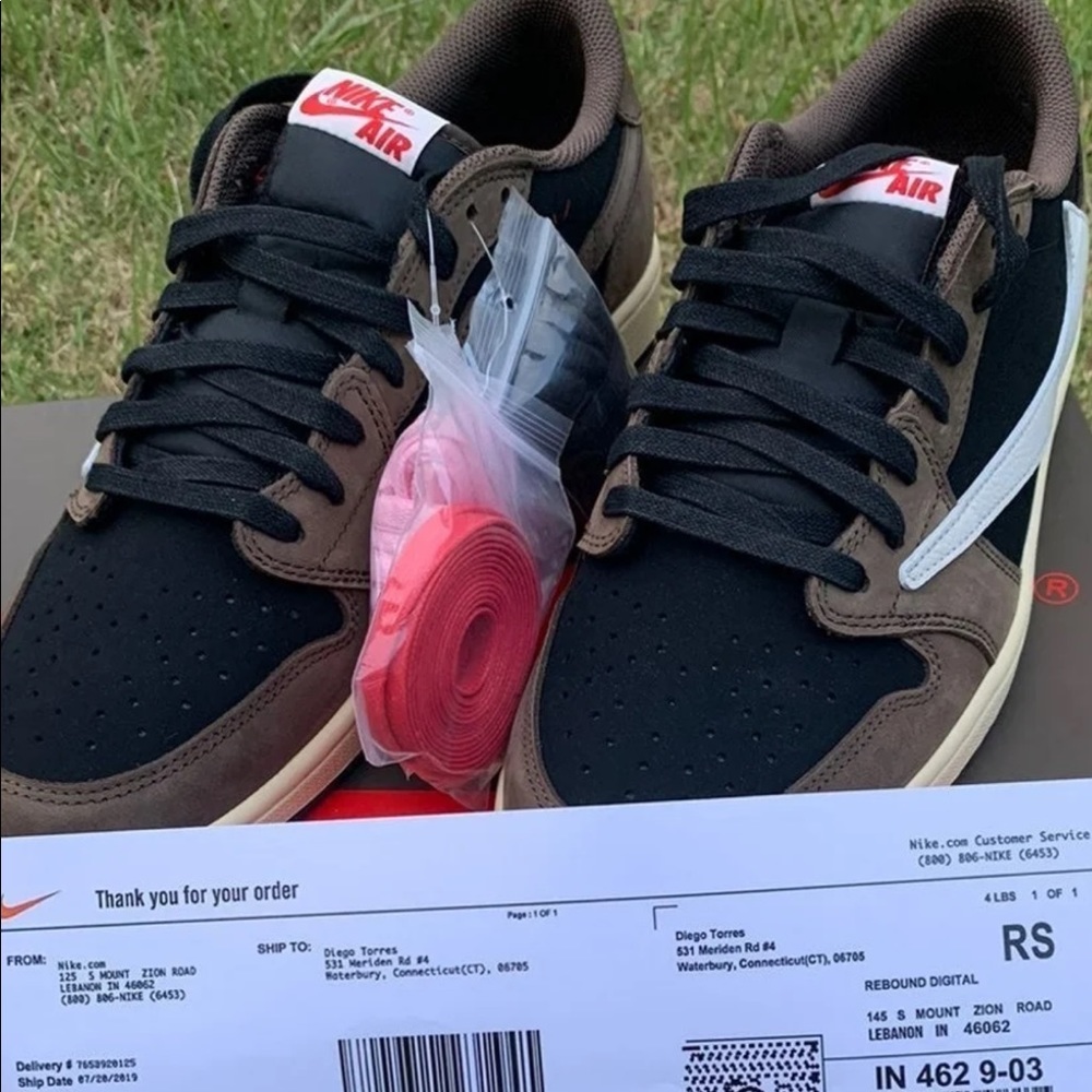 Travis Scott Mocha Low SZ 10